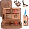 Leder Zigarrenhumidor Reise Set von Marvero