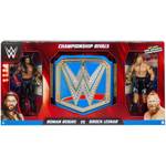 Mattel WWF/WWE Actionfiguren-Set mit Universal-Meisterschaftsgürtel