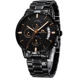 MEGALITH Herrenuhr Militär Chronographen