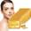 Gold Augenpads von MELARQT
