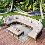 Mfstudio Polyrattan Lounge Set