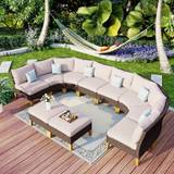 Mfstudio Polyrattan Lounge Set