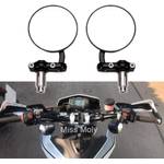 Miss Molly Motorrad Runden Lenkerendenspiegel