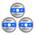 125x22.23mm, 40T, 3PCS von Ninehole