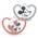 Sauger Space Disney Micky und Minnie Mouse von NUK