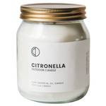 Octo Citronella Kerze Glas