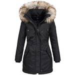 Only Damen Winterparka Iris mit Fellkapuze