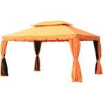 Outsunny Pavillon Alu 3x4 m