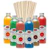 Partyset 6 x 230 Gramm Zuckerwatte von Hopser Food Fun 
