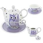 Porzellan Tee Set Eule