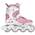 Inline Skate Phuzion Argon Rose 80 von Powerslide