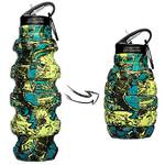 Raigeki Fitness Faltbare Wasserflasche Granate