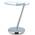 Glas u. Chrom runder Beistelltisch von Relaxdays