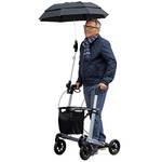 Regenschirm für Rollator