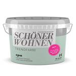 Schöner Wohnen Trend Wandfarbe matt Spa