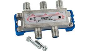 Sat-Verteiler 4-fach