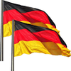 Flagge Deutschland mit Adler von KliKli