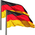 Flagge Deutschland mit Adler von KliKli