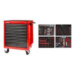 Werkzeugwagen-gefüllt