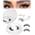 Magnetische Wimpern von Strukturpaste
