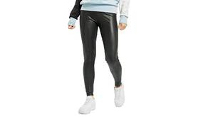 Leder-Leggings