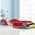 Kinderbett LED Rennwagen-Design von vidaXL