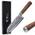 Kleines Santokumesser Black Edition von Zayiko
