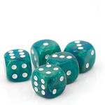 Welovebeads Spielwürfel Grün / Weiß
