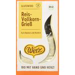 Werz Reis-Vollkorngrieß glutenfrei