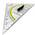 E-10134 00 Geodreieck von Westcott