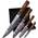 4er Damastmesser-Set von Wolfblood