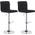 2er Set Designer Barhocker Cremeweiß von Woltu