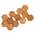 Honeycomb Magnet Brown Small von Wood You Buy