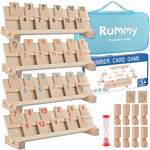 Wooderma Rummy Holz Spiel