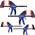 Einhandzwingen Set von WORKPRO