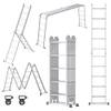 6 in 1 Leiter Mehrzweckleiter von YRHome