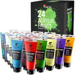 Zenacolor Set mit 24 Acrylfarben