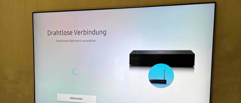 Drahtlose Verbindung von einem 4k-fernseher