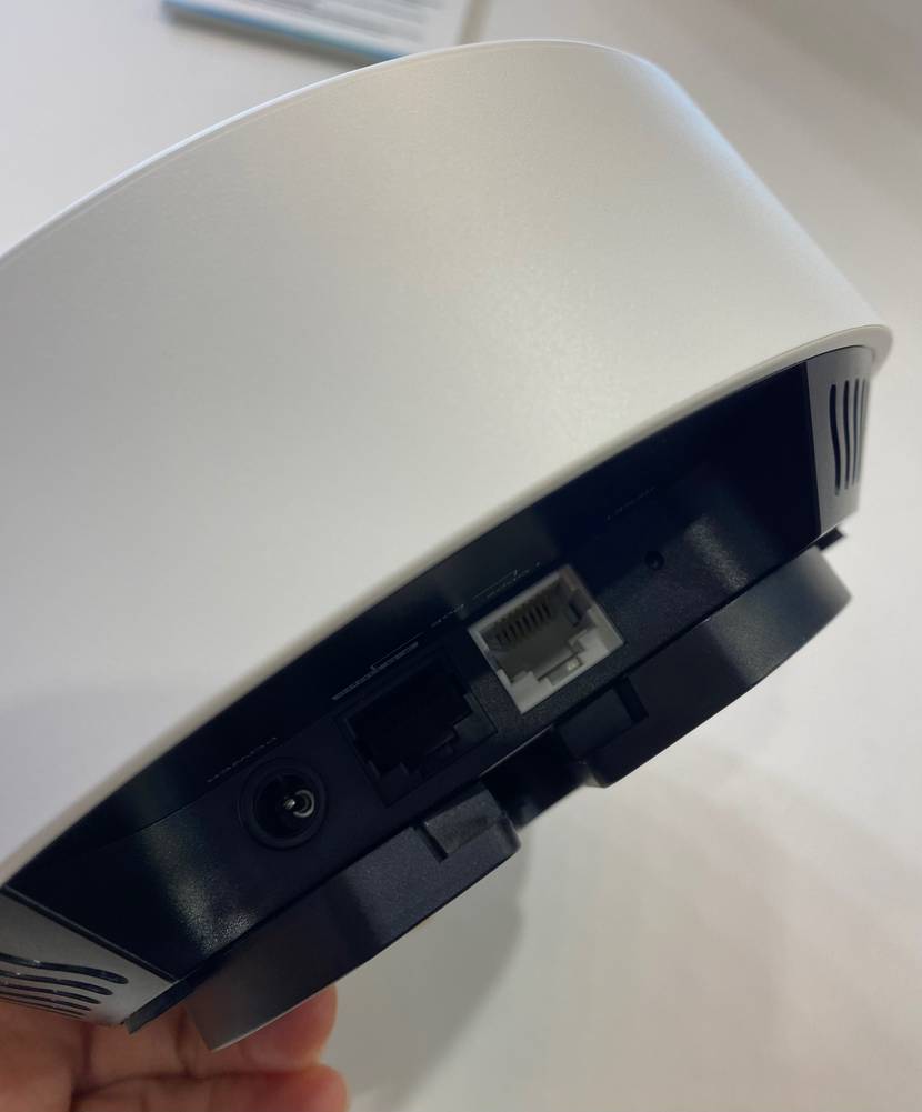 Router im Test: Nahaufnahme Anschlüsse