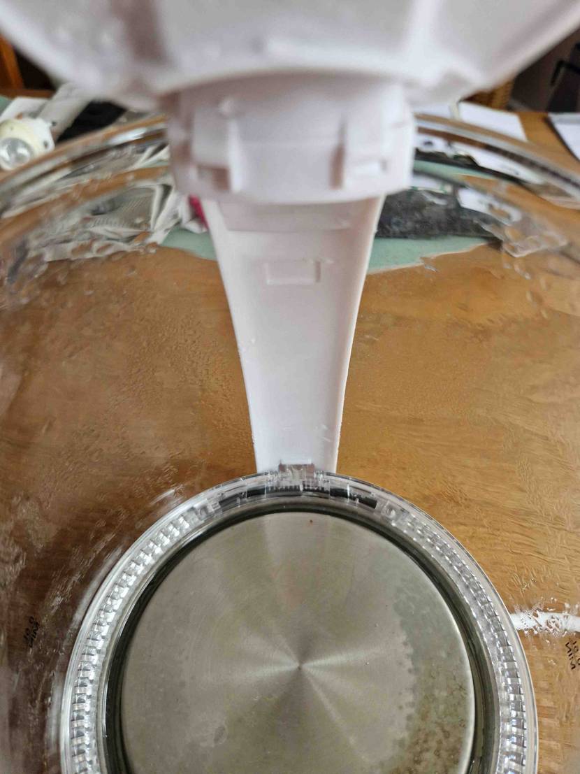 Glas Wasserkocher im Test: Innenansicht Wasserkocher im Detail