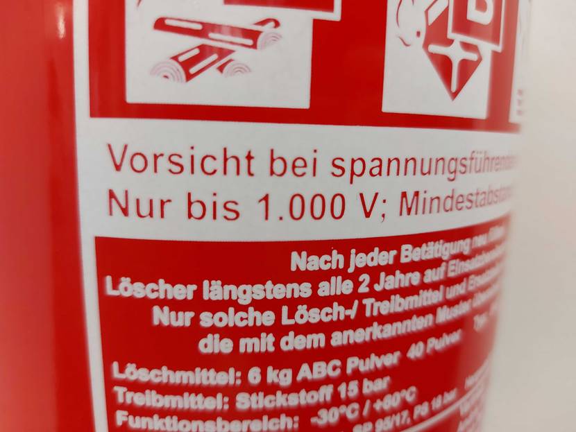 Anleitung Feuerlöscher