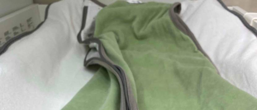babyschlafsack in grün