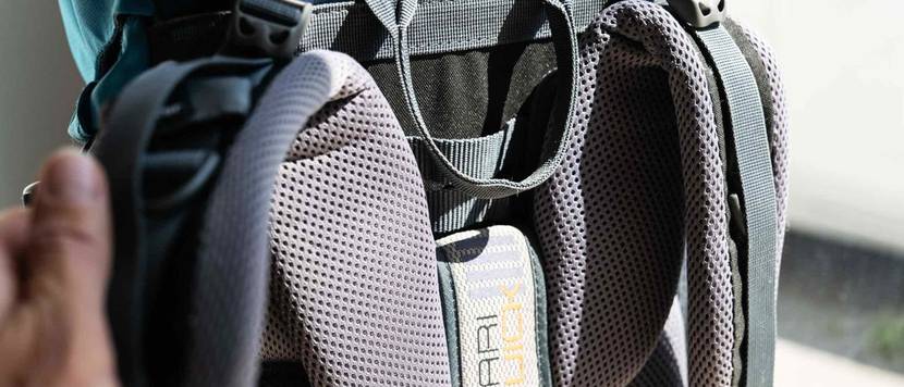 backpacking-rucksack von hinten