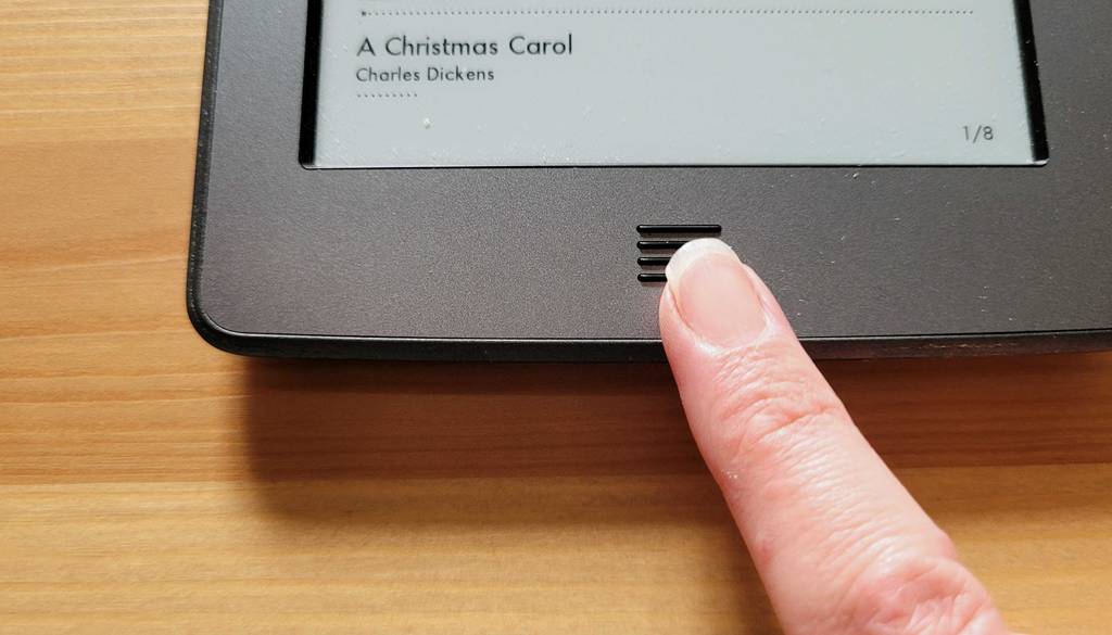 Lichtregler von einem Ebook-Reader.
