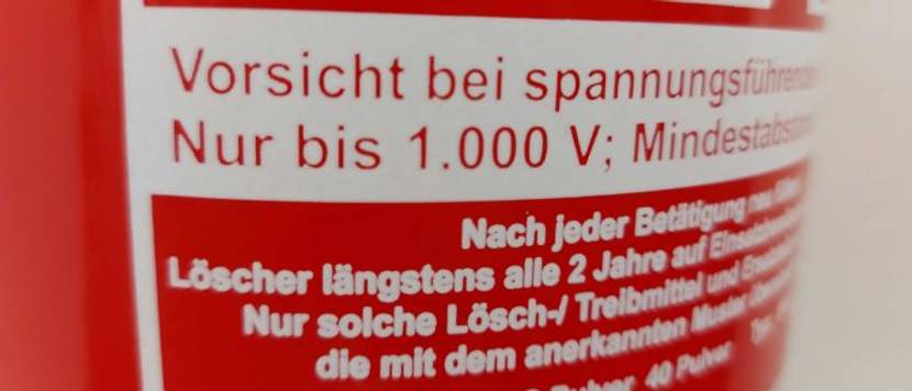 Feuerloescher Auswahl