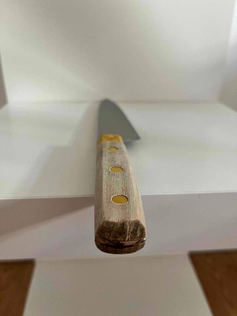 Kochmesser im Test: Nahansicht des Messers.