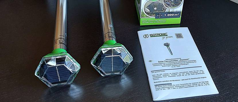 ISOTRONIC Solar-Wühlmausvertreiber Ultraschall