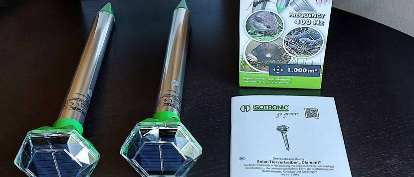 ISOTRONIC Solar-Wühlmausvertreiber Ultraschall