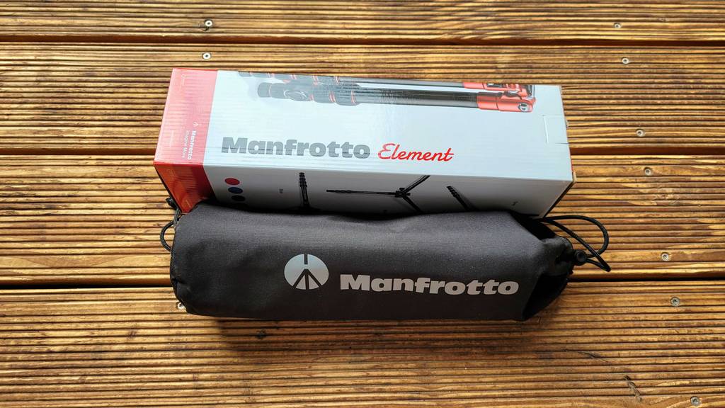reisestativ verpackt
