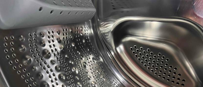 Siemens-Waschtrockner, Detail.